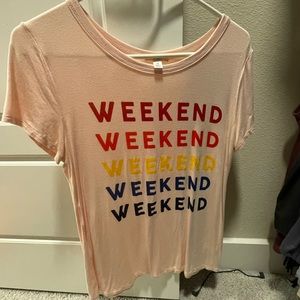 Weekend short sleeve shirt